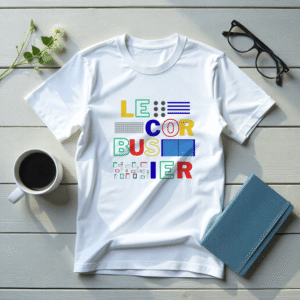 Playera de Algodón Premium| “Le Corbusier"| Unisex 100% Algodón| Colección Le Corbusier