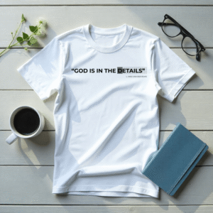 Playera de Algodón Premium | "Good is in the Details" | Unisex 100% Algodón | Mies